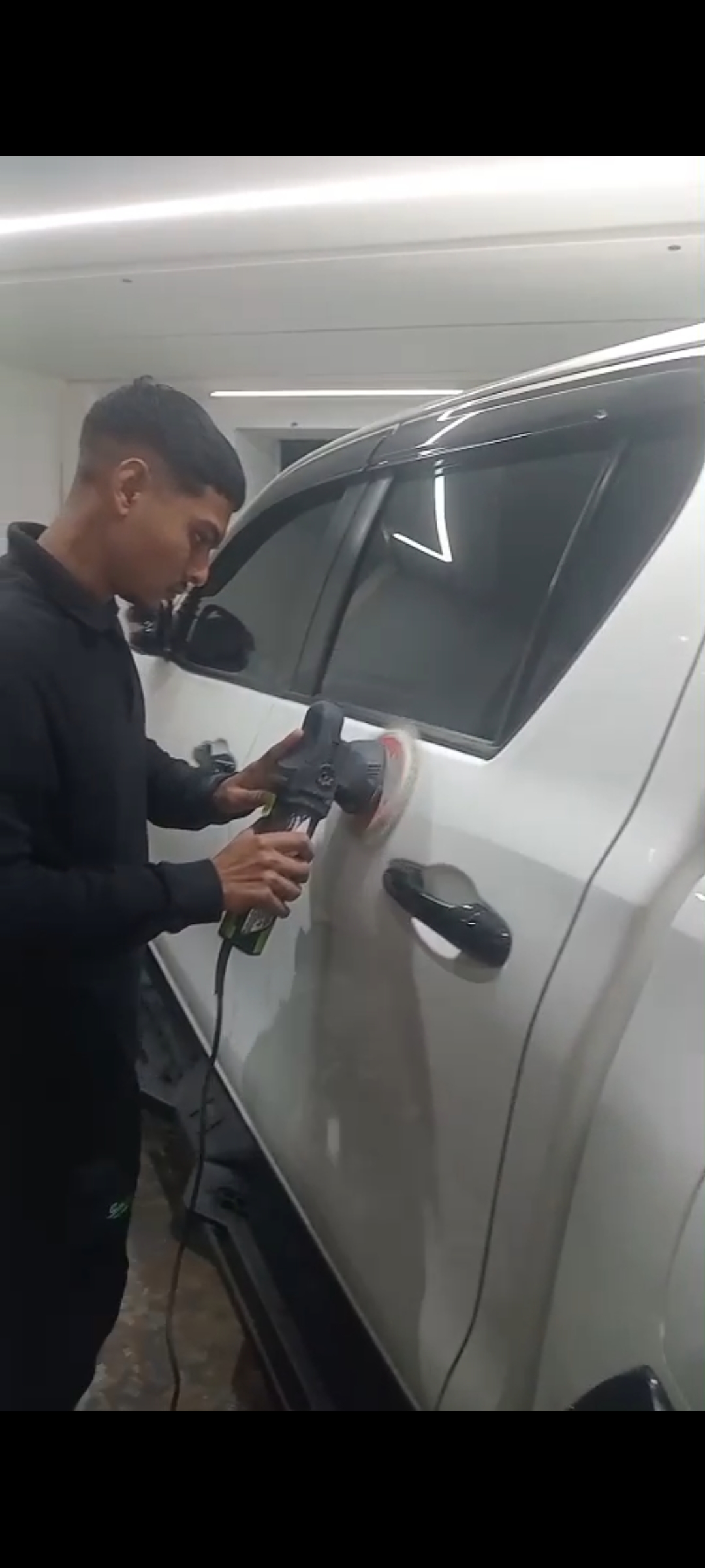 Vehicle preparation before professional paint correction
